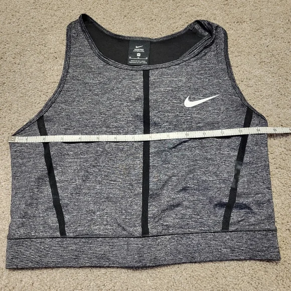 Nike Pro Hypercool Mesh Racerback Cropped Tank Top - Picture 9 of 11